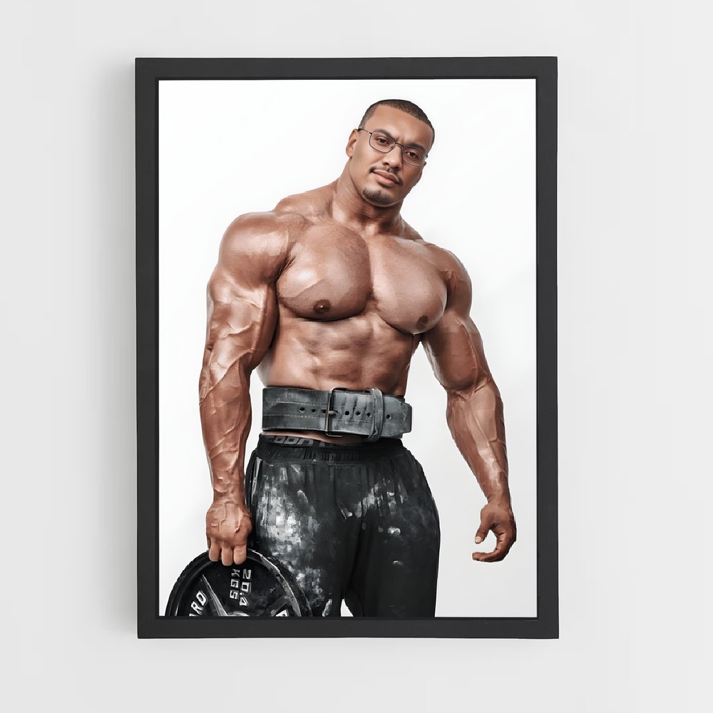 Poster Larry wheels – affiche Powerlifting (vue 2)